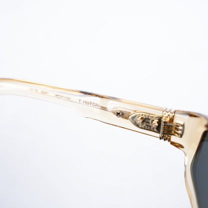 CHROME HEARTS CLEAR YELLOW T.HUTCH SUNGLASSES