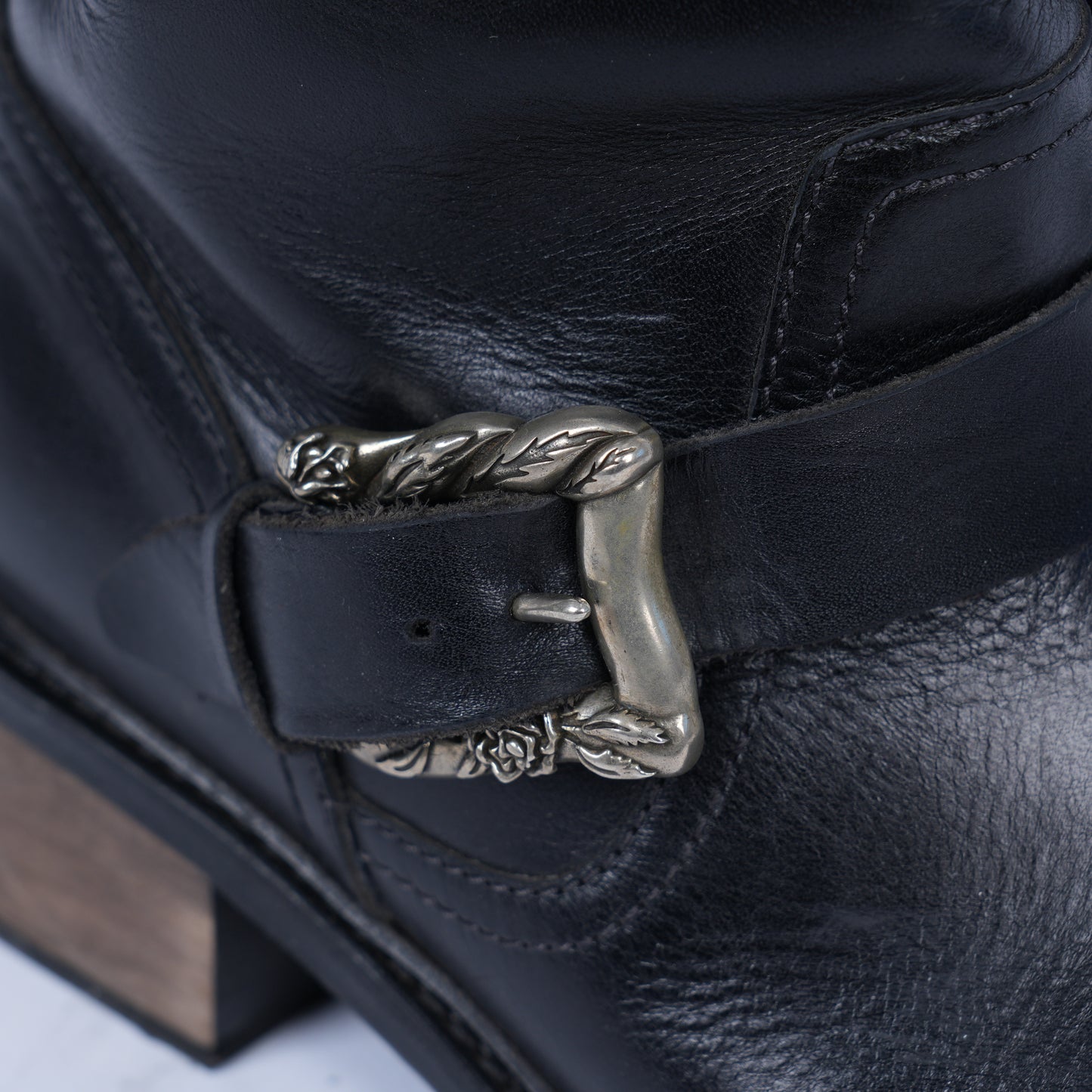 ERD DOUBLE BUCKLE ENGINEER BOOTS