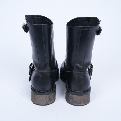 ERD DOUBLE BUCKLE ENGINEER BOOTS