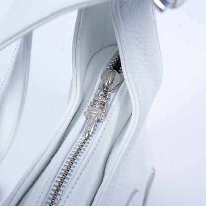 CHROME HEARTS WHITE NIP & TUCK STAR EMBELLISHED PURSE