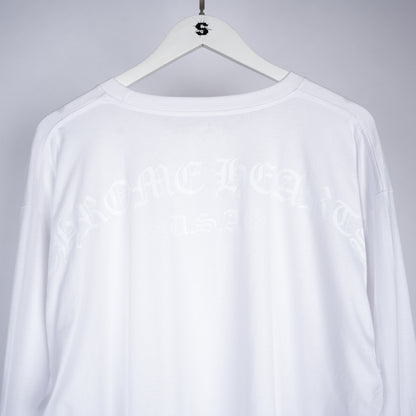 CHROME HEARTS WHITE FLORAL PRINT POCKET LONG SLEEVE