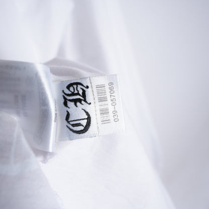 CHROME HEARTS WHITE FLORAL PRINT POCKET LONG SLEEVE