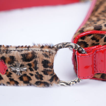 CHROME HEARTS CHEETAH CHICKEN NUGGET PURSE