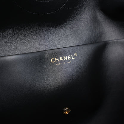 CHANEL 2026 TWEED MIXED FIBER LEOPARD PRINT BAG