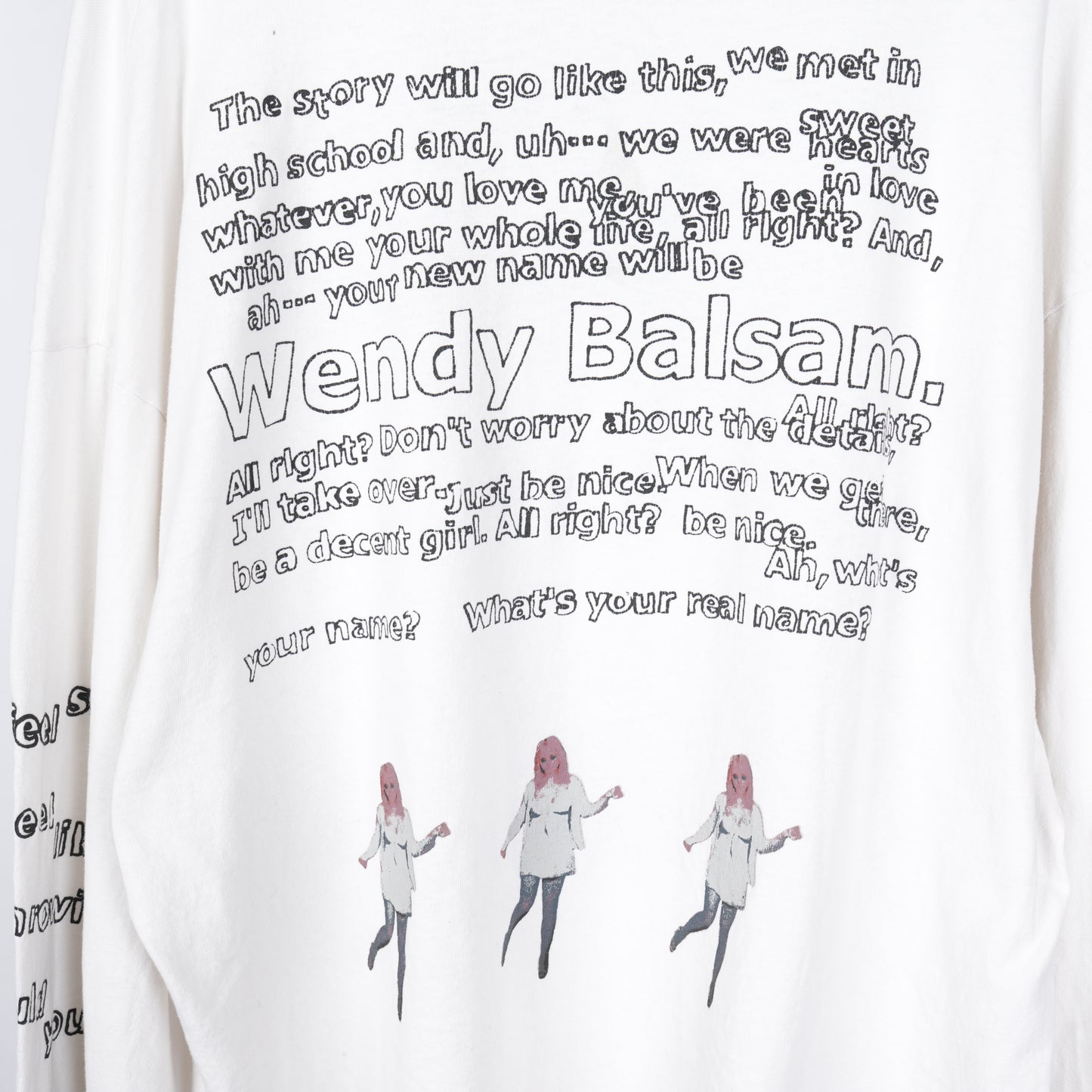 ERD WHITE BUFFALO 66 WHITE LONG SLEEVE T-SHIRT
