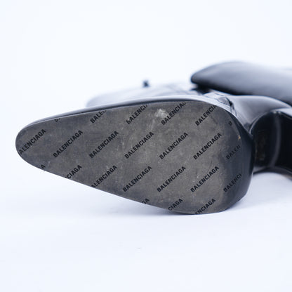 BALENCIAGA KNEE HIGH LEATHER BOOTS