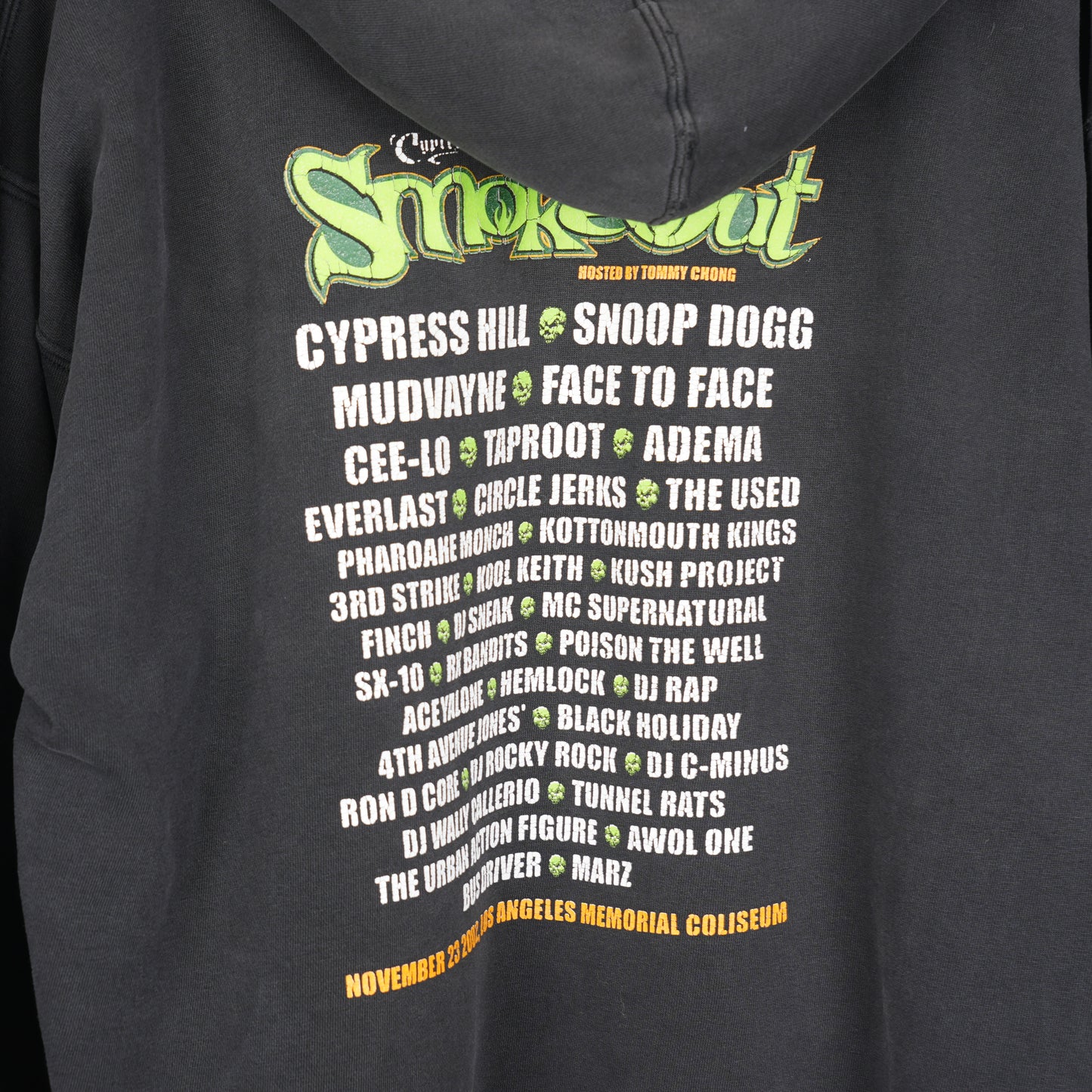 VINTAGE CYPRESS HILL SMOKE OUT HOODIE