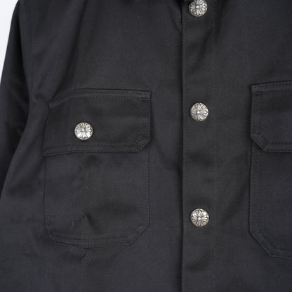 CHROME HEARTS PLAIN BLACK WORK DOG JACKET