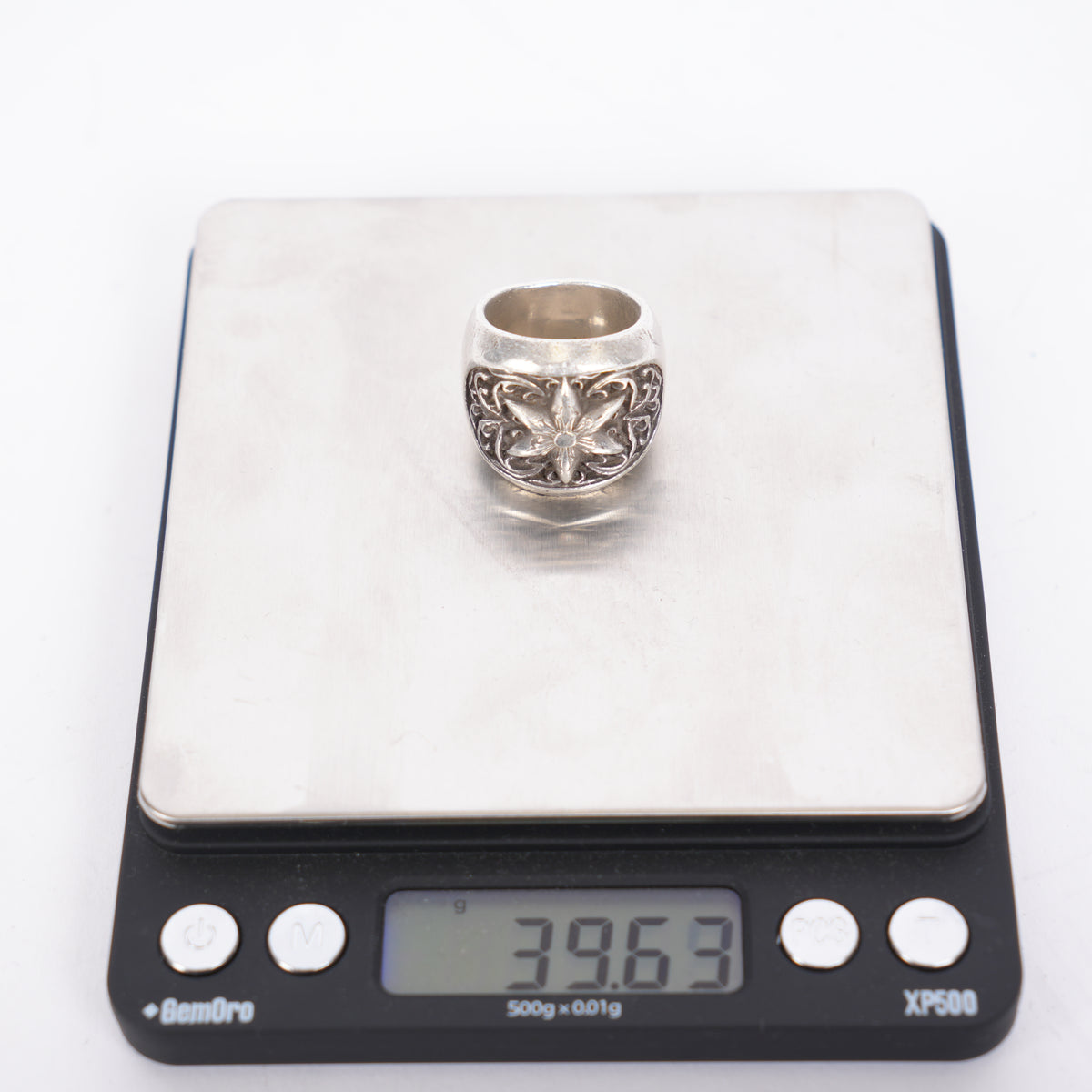 CHROME HEARTS OVAL STAR RING