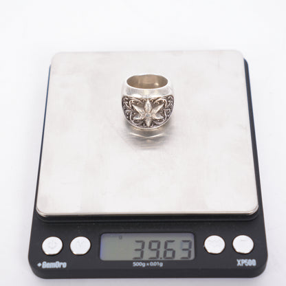 CHROME HEARTS OVAL STAR RING