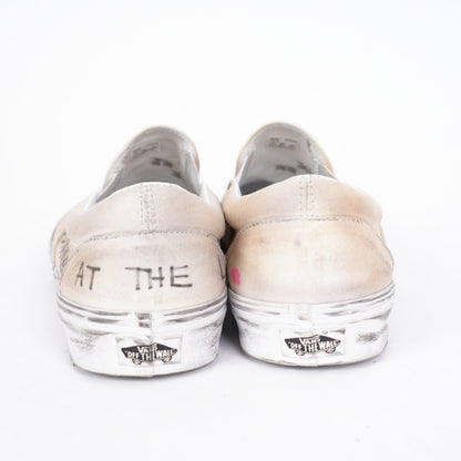 PALY 1/1 HAND DRAWN VANS SLIP ONS