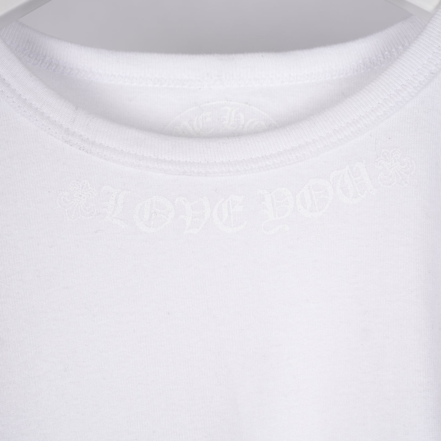 CHROME HEARTS WHITE LOVE YOU BABY TEE