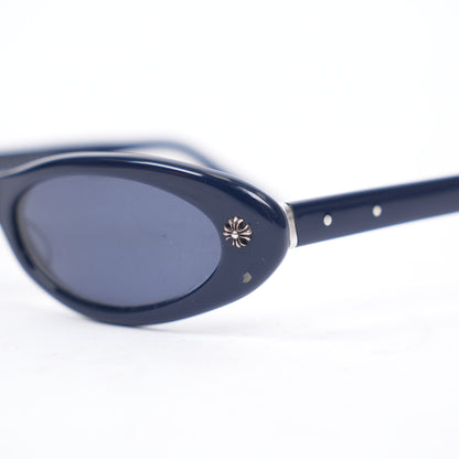 CHROME HEARTS NAVY TART SUNGLASSES