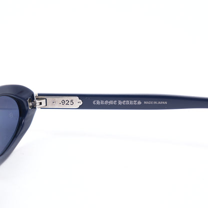 CHROME HEARTS NAVY TART SUNGLASSES
