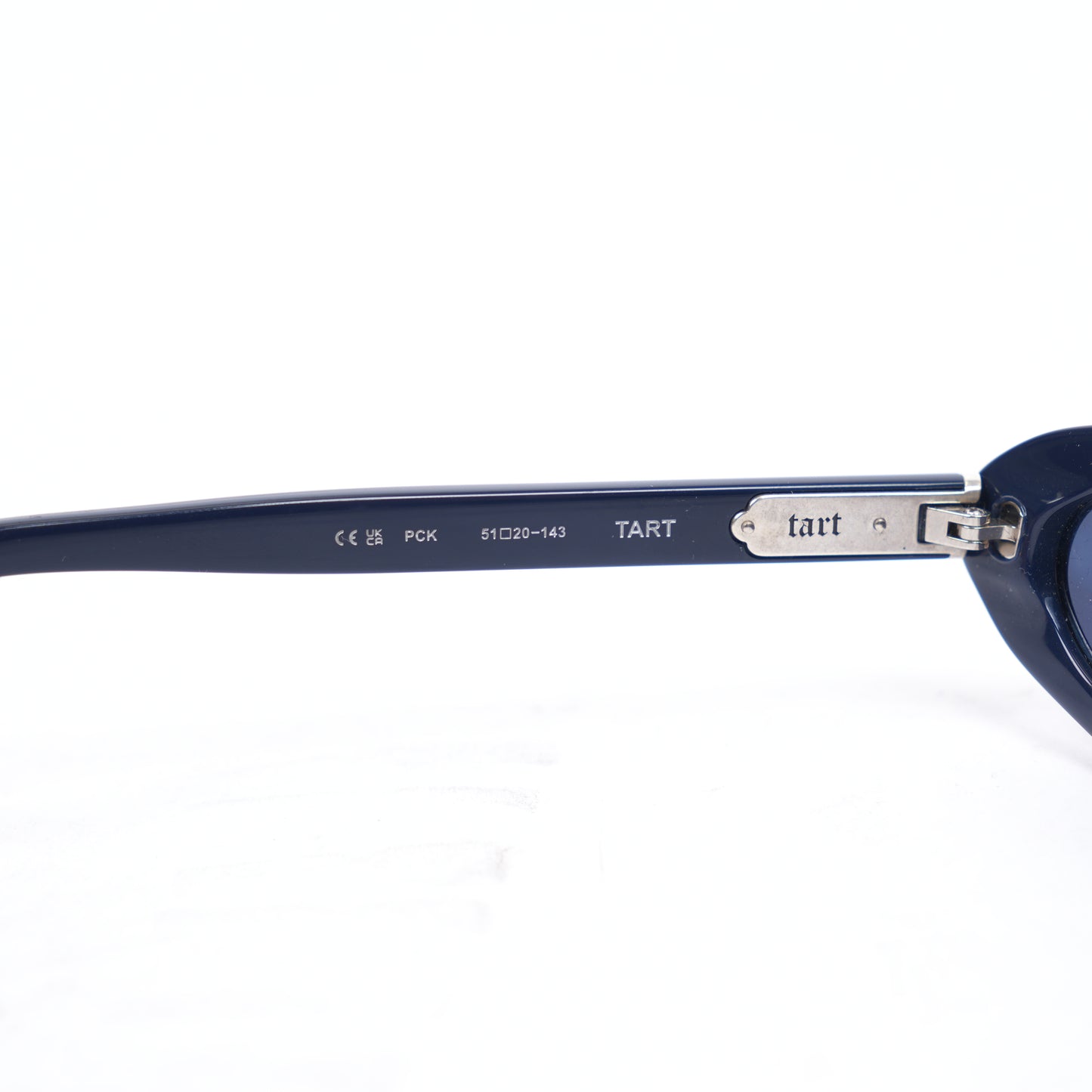 CHROME HEARTS NAVY TART SUNGLASSES