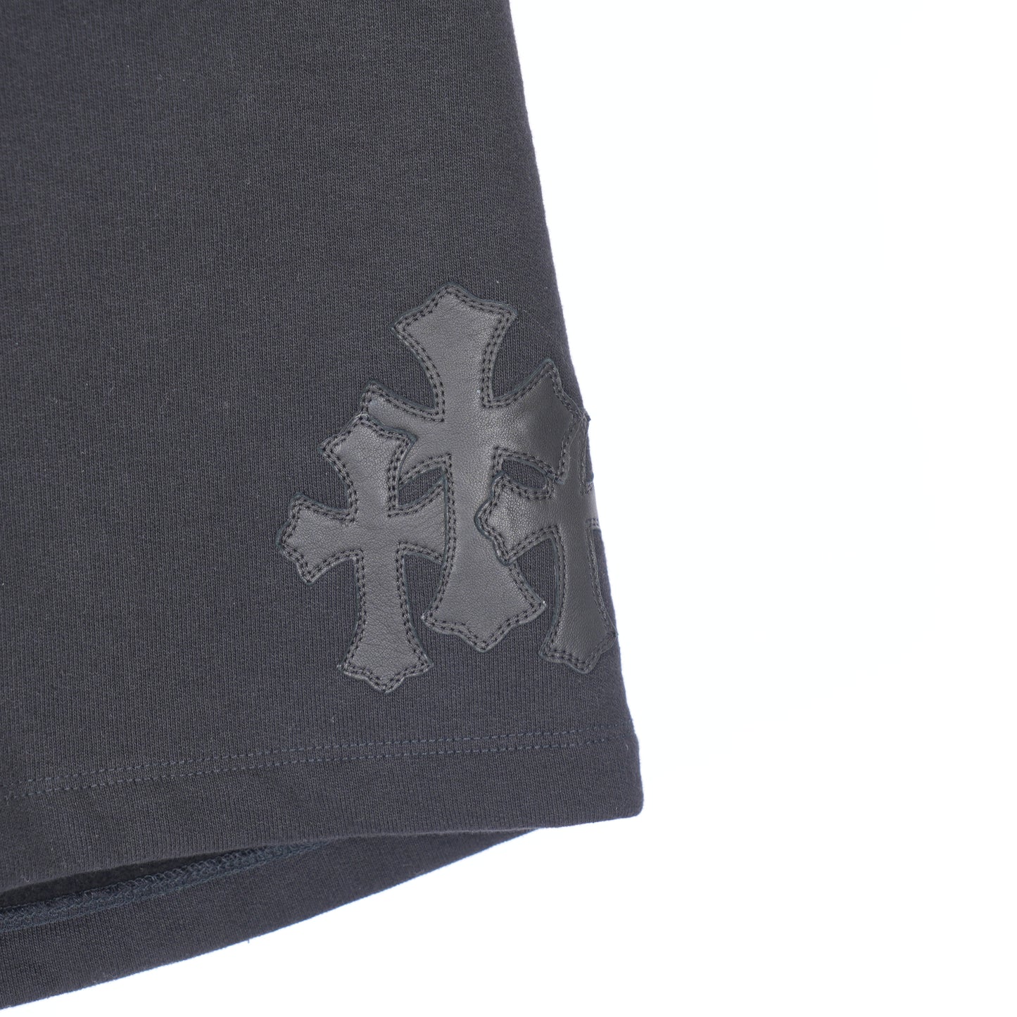 CHROME HEARTS BLACK PAPER JAM SHORTS
