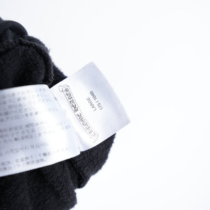 CHROME HEARTS BLACK SCROLL LOGO PULL OVER HOODIE