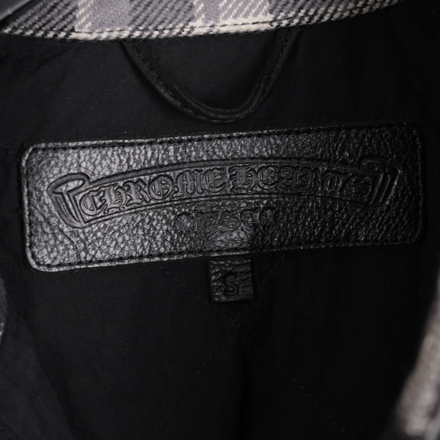 Chrome Hearts GREY QUILTED FLANNEL
