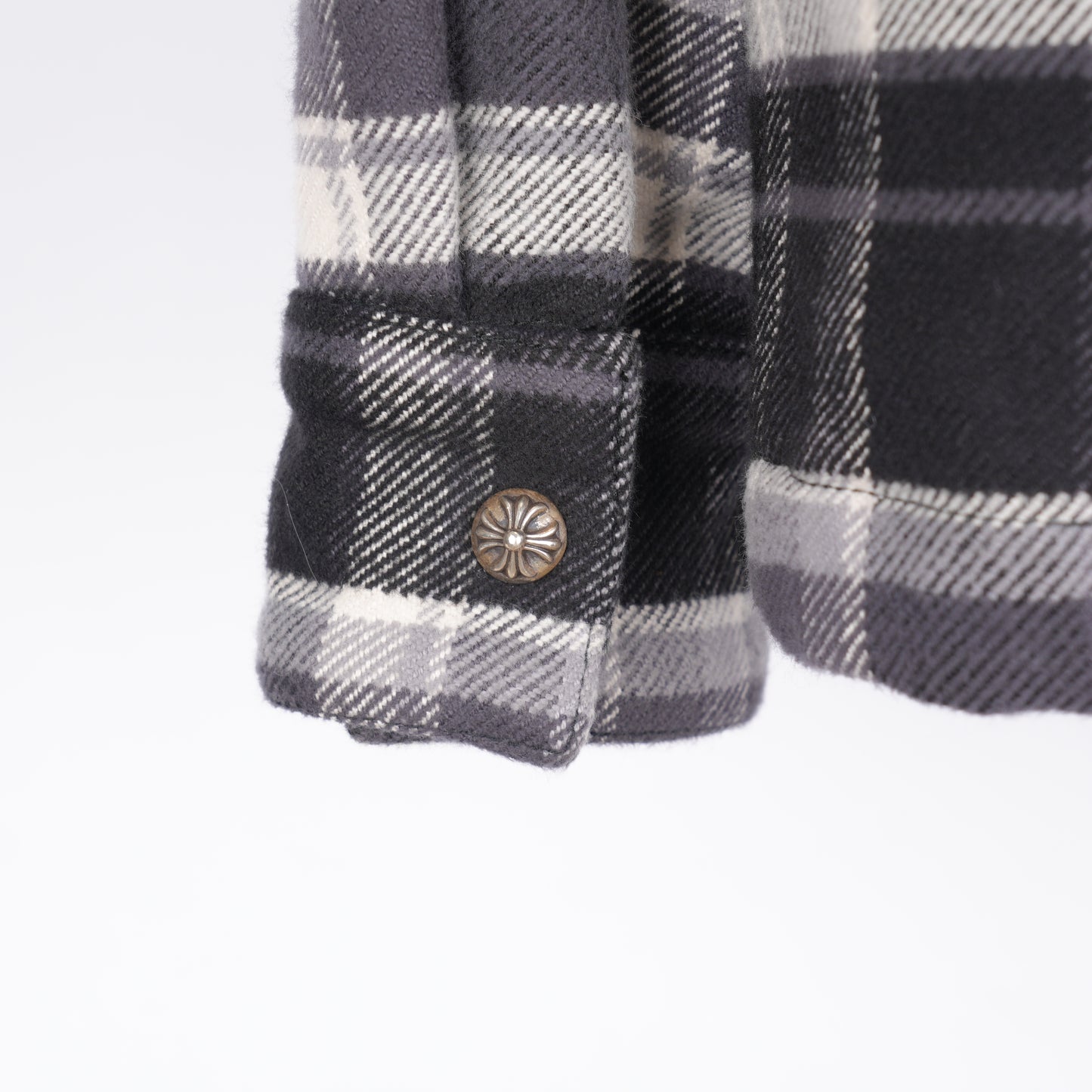 Chrome Hearts GREY QUILTED FLANNEL