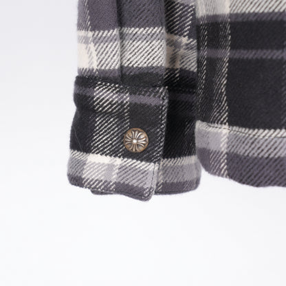 Chrome Hearts GREY QUILTED FLANNEL