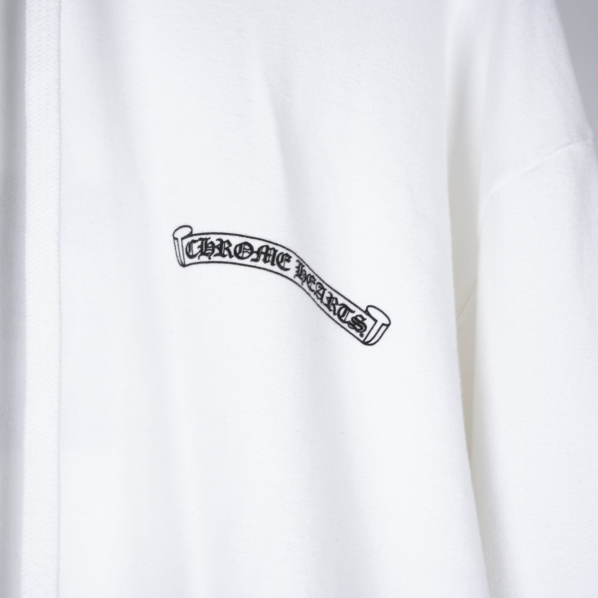 CHROME HEARTS ST. BARTHS EXCLUSIVE PULL OVER WHITE HOODIE