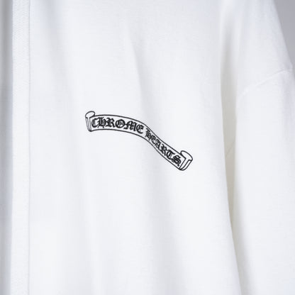CHROME HEARTS ST. BARTHS EXCLUSIVE PULL OVER WHITE HOODIE