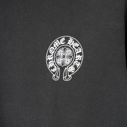 CHROME HEARTS VINTAGE SCRIPT HORSESHOE CREWNECK