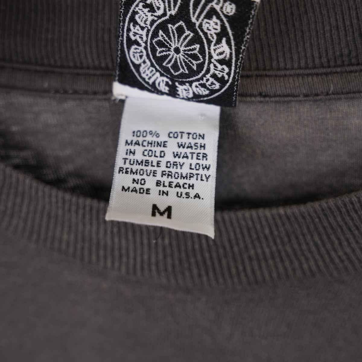 CHROME HEARTS SCRIPT POCKET LONG SLEEVE TEE
