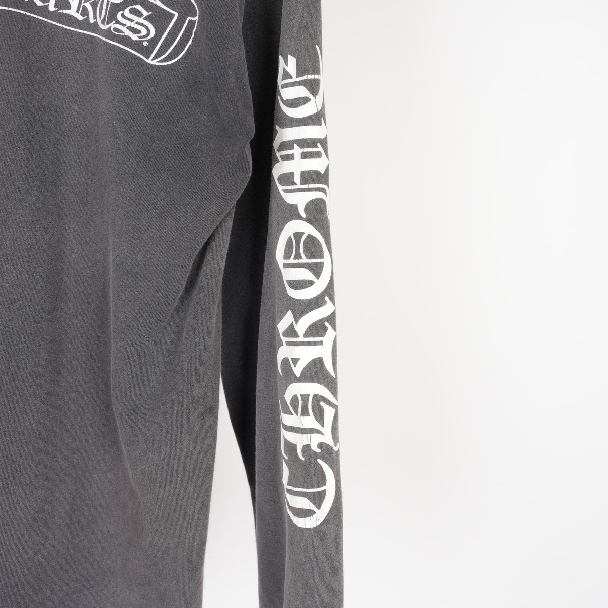 CHROME HEARTS SCRIPT POCKET LONG SLEEVE TEE