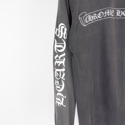 CHROME HEARTS SCRIPT POCKET LONG SLEEVE TEE