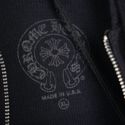 CHROME HEARTS T BAR LOGO DAGGER ZIP UP HOODIE