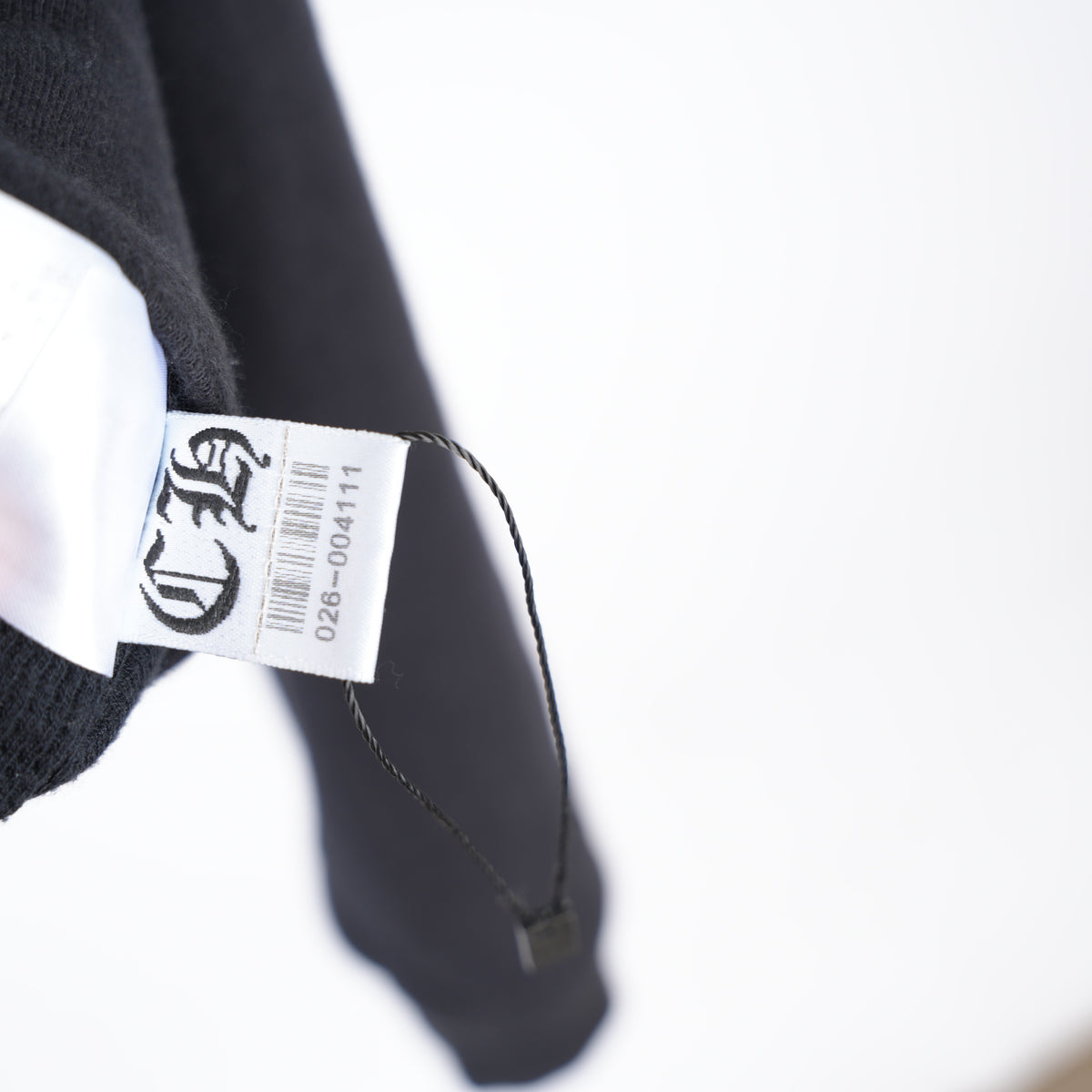 CHROME HEARTS T BAR LOGO DAGGER ZIP UP HOODIE
