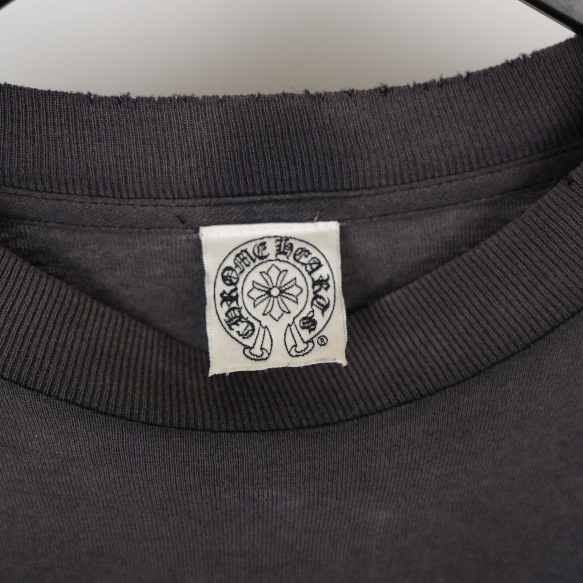 CHROME HEARTS FADED VINTAGE DAGGER POCKET CROSS LONG SLEEVE TEE