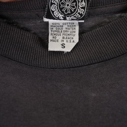 CHROME HEARTS FADED VINTAGE DAGGER POCKET CROSS LONG SLEEVE TEE