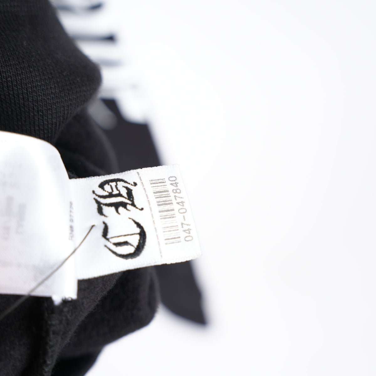 CHROME HEARTS SCROLL LOGO DAGGER ZIP UP HOODIE