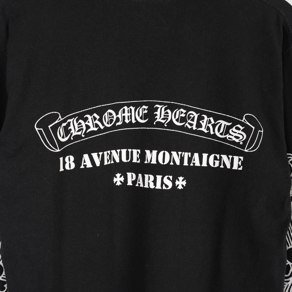 CHROME HEARTS VINTAGE PARIS FLORAL LONG SLEEVE TEE