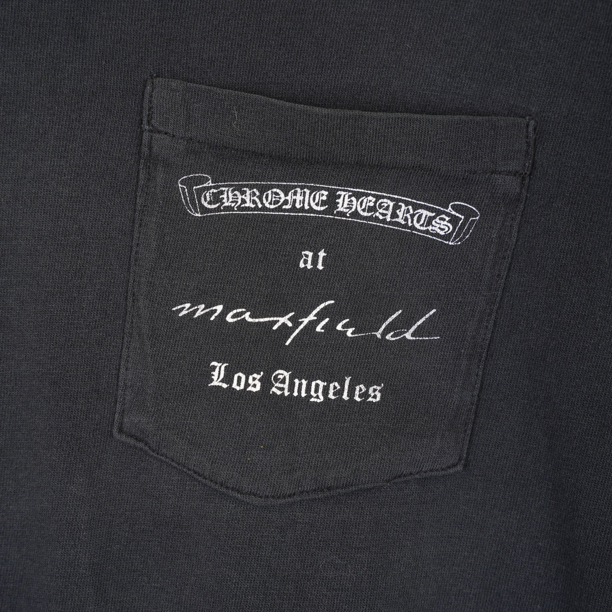 CHROME HEARTS 1990'S BLACK VINTAGE MAXFIELD LONG SLEEVE VINE DAGGER T-SHIRT