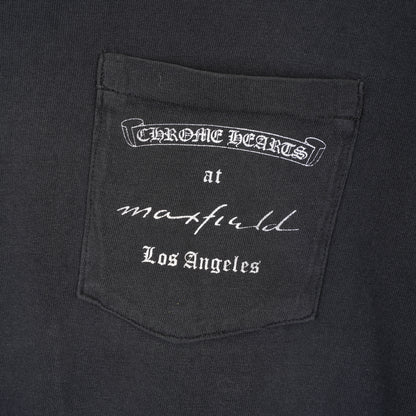 CHROME HEARTS 1990'S BLACK VINTAGE MAXFIELD LONG SLEEVE VINE DAGGER T-SHIRT