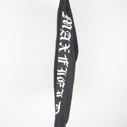 CHROME HEARTS 1990'S BLACK VINTAGE MAXFIELD LONG SLEEVE VINE DAGGER T-SHIRT