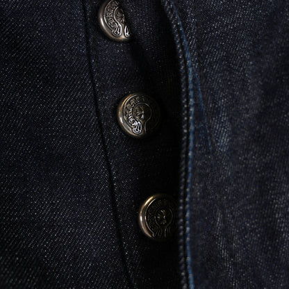 CHROME HEARTS INDIGO KS CUT JEANS SZ 32