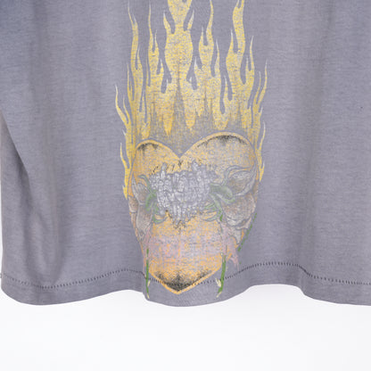 VINTAGE METALLICA BURNING SKULL TEE