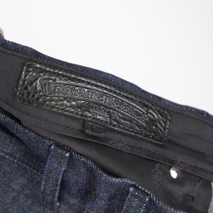 CHROME HEARTS INDIGO KS CUT JEANS SZ 32