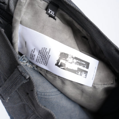 ANT/ANTI BLUE FADED SCRAP DENIM PANTS