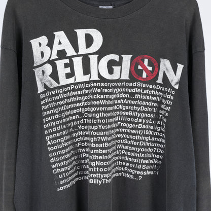 VINTAGE BAD RELIGION LONG SLEEVE TEE