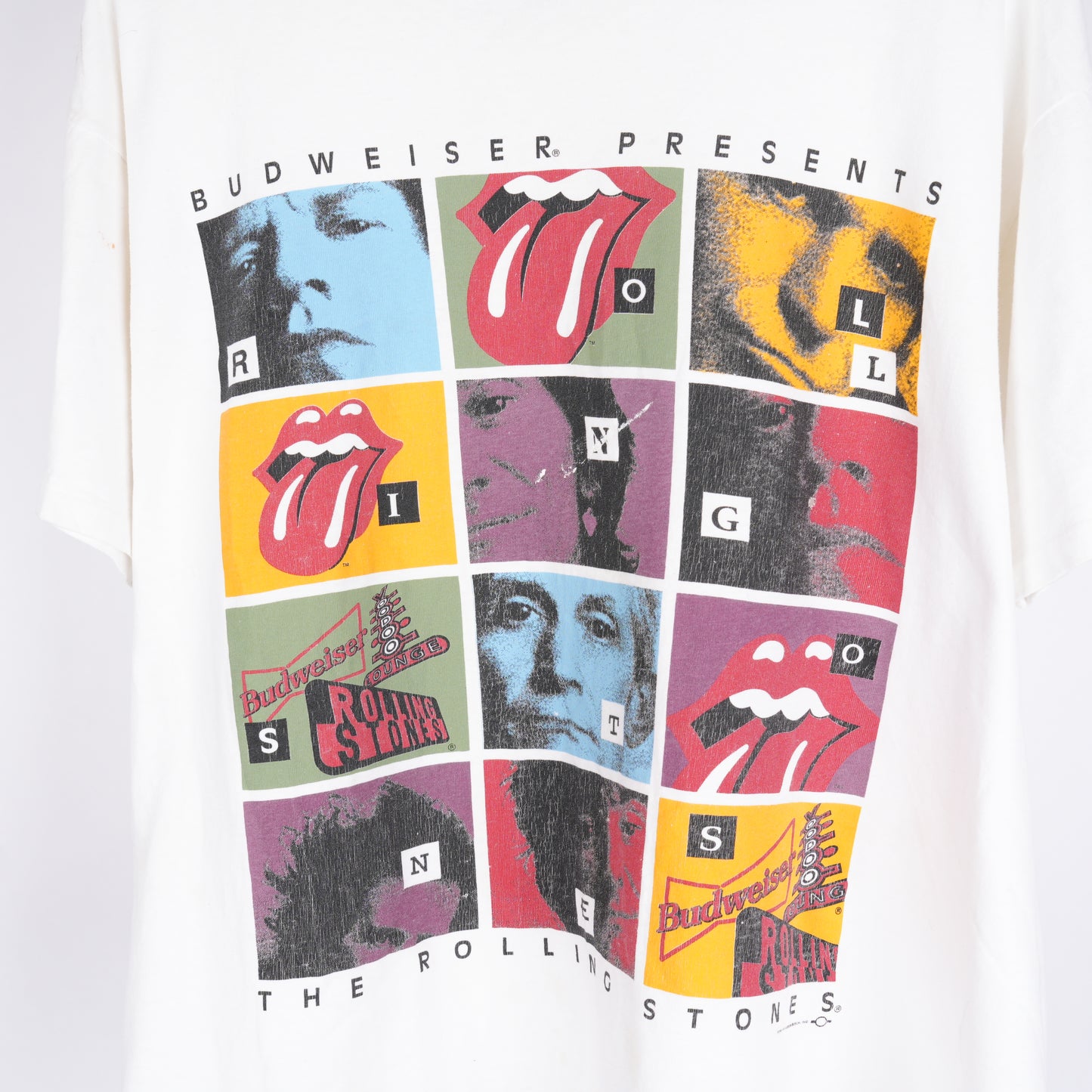 VINTAGE ROLLING STONES BUDWEISER PRESENTS TEE