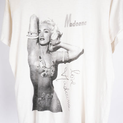 VINTAGE WHITE LOVE MADONNA TEE