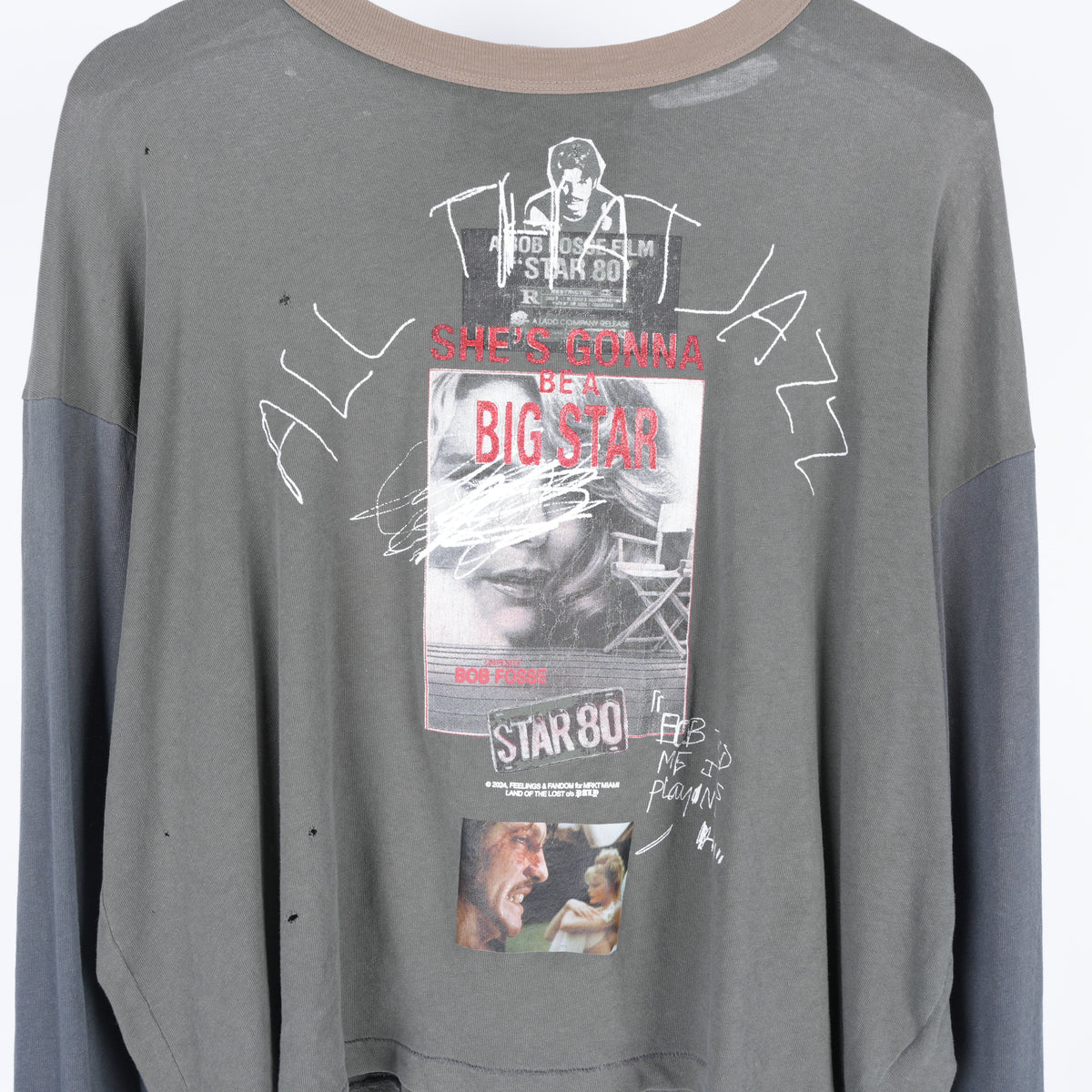 PALY HOLLYWOOD 'SHE'S GONNA BE A STAR' OLIVE LONG SLEEVE
