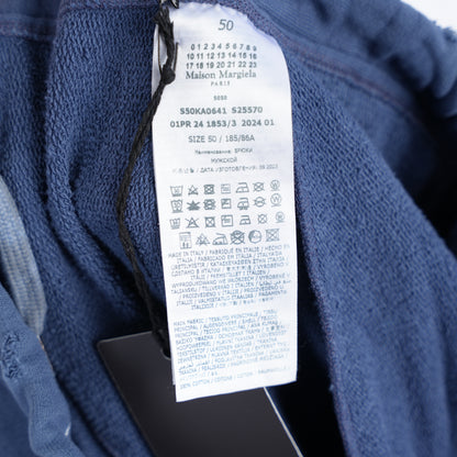 MAISON MARGIELA BLUE PAINT SPLATTER SWEATPANTS