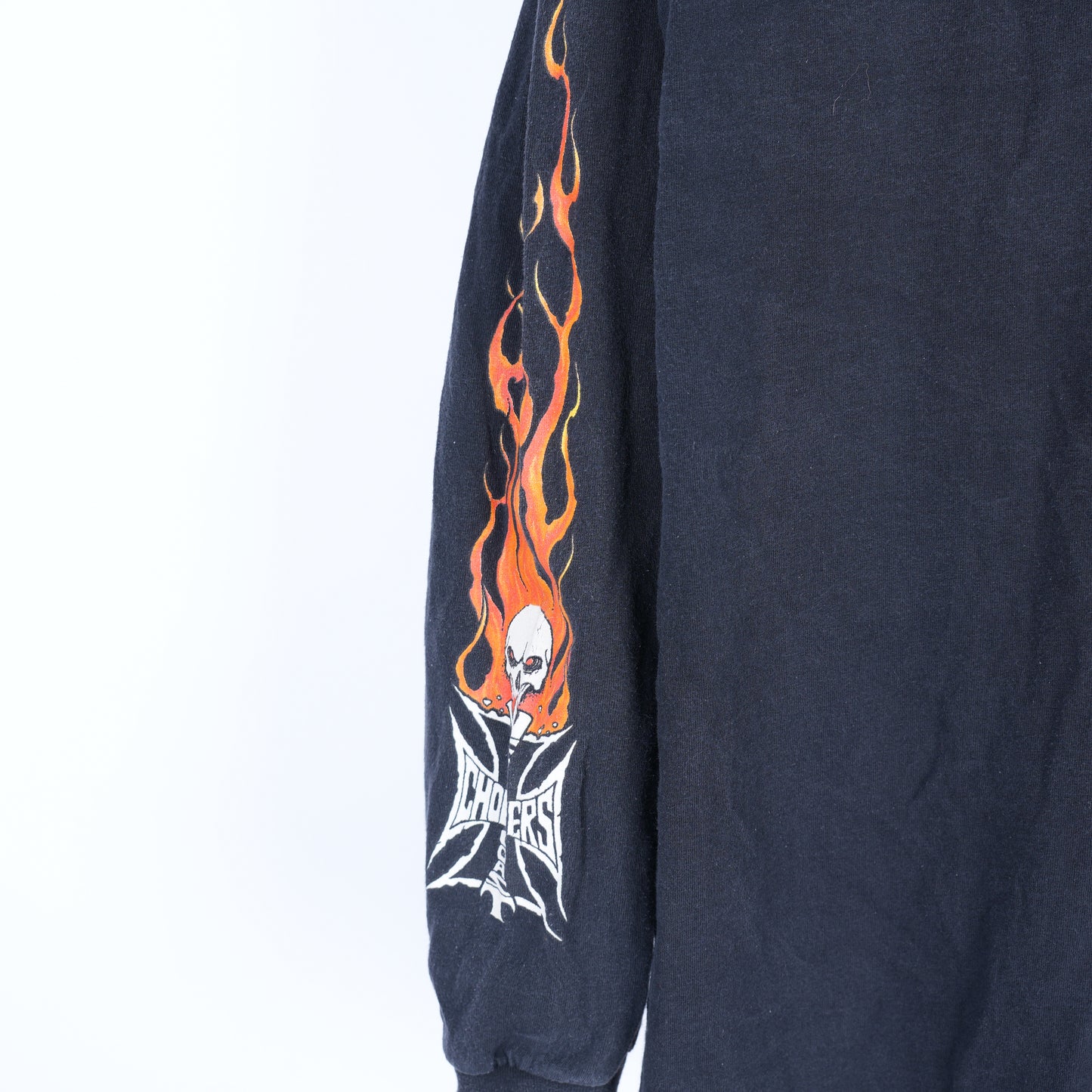WCC SKULL FLAME LOGO LONG SLEEVE