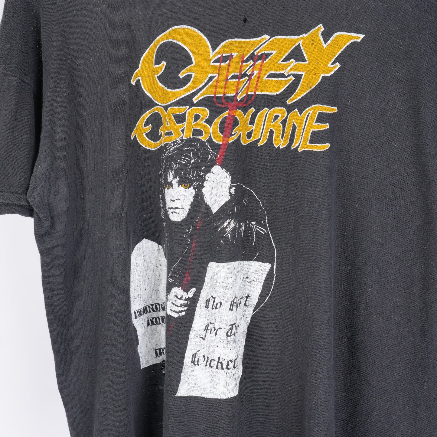 VINTAGE OZZY OSBOURNE BOOT MEAN MACHINE TEE